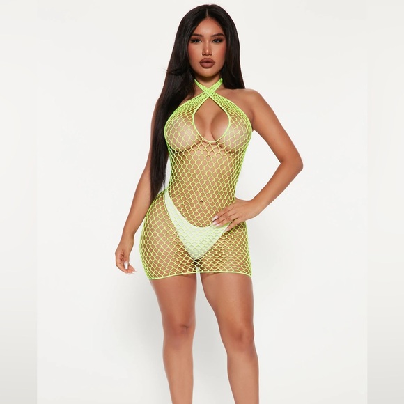 Leg Avenue Dresses & Skirts - VEGAS Ready Fishnet Cover Up